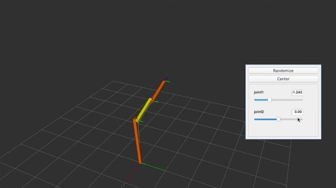 Robot arm simulation