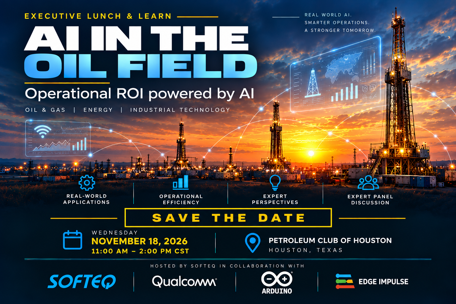 AI in the Oilfield Graphic