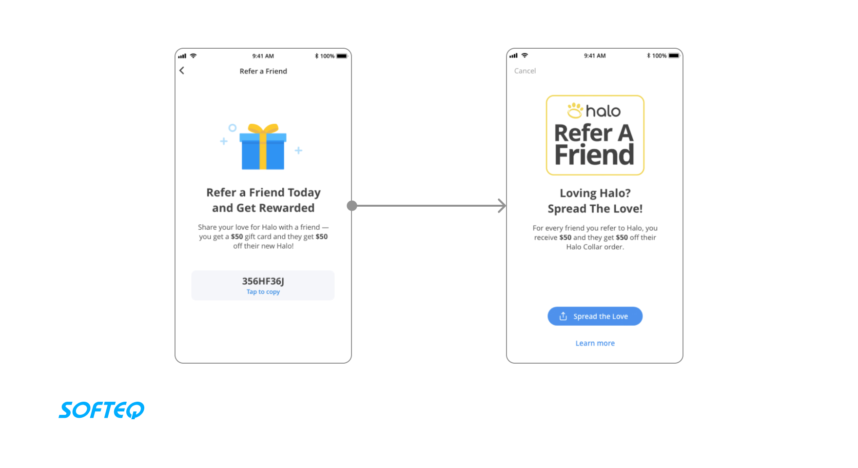 UX/UI design for a pet tech mobile application